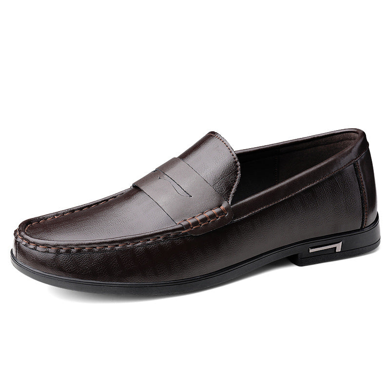 James Men's Genuine Leather Shoes with High-Quality Finish