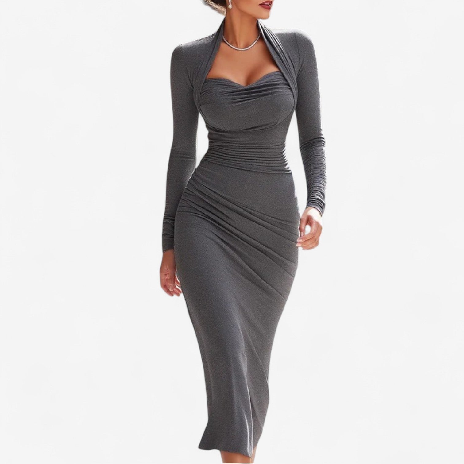 Raphaële™ Fitted Long Dress