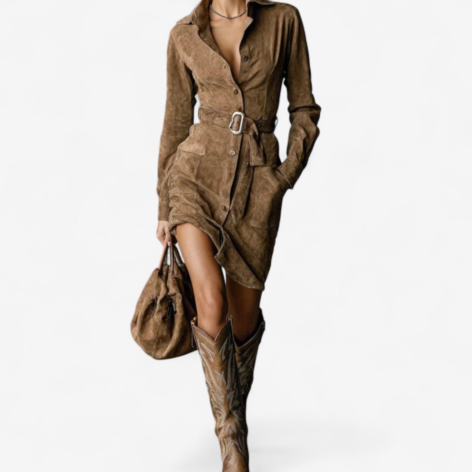 Betty™ Robe en Camel