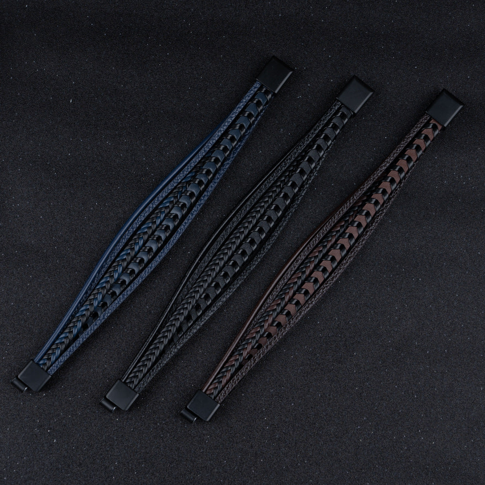 Leather Braided Viking Bracelet (1+1 Free)