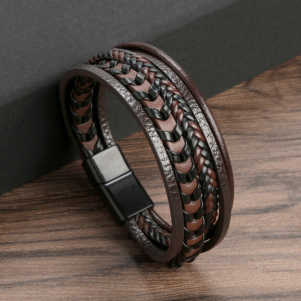 Leather Braided Viking Bracelet (1+1 Free)
