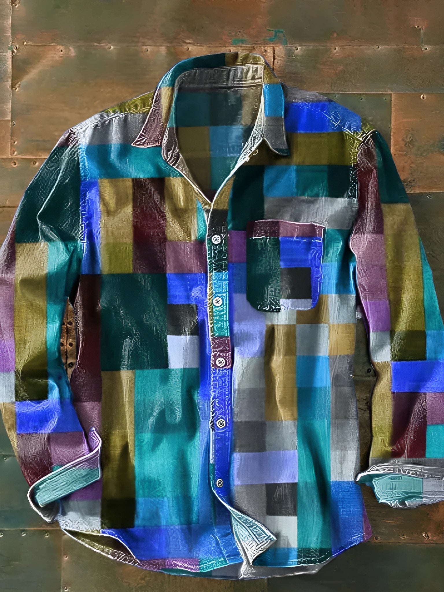 Elegant blouse with practical pocket