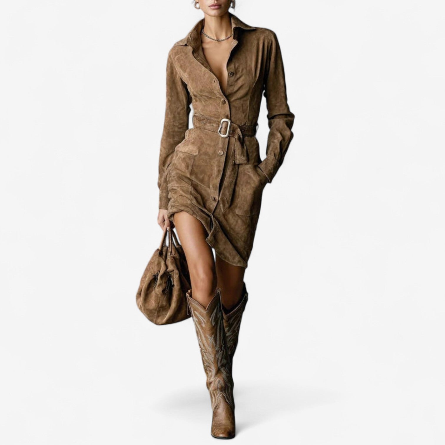 Bettyâ„¢ Robe en Camel