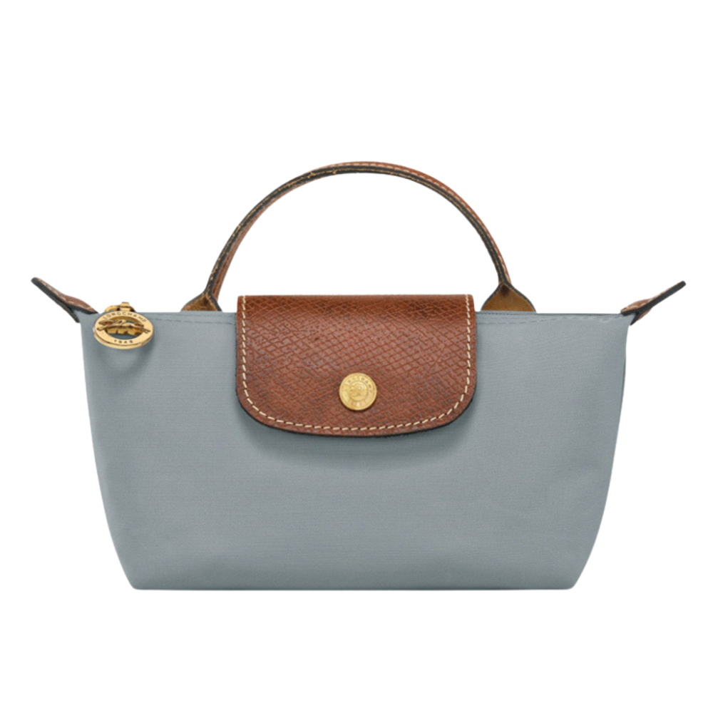 Élaine | Le Pliage Mini Bag, Light Gray