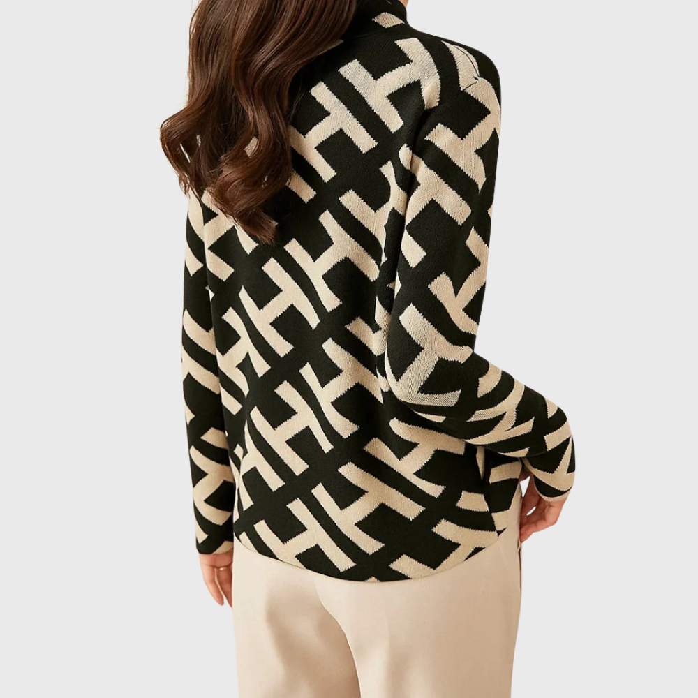 Elegant Geometric Sweater