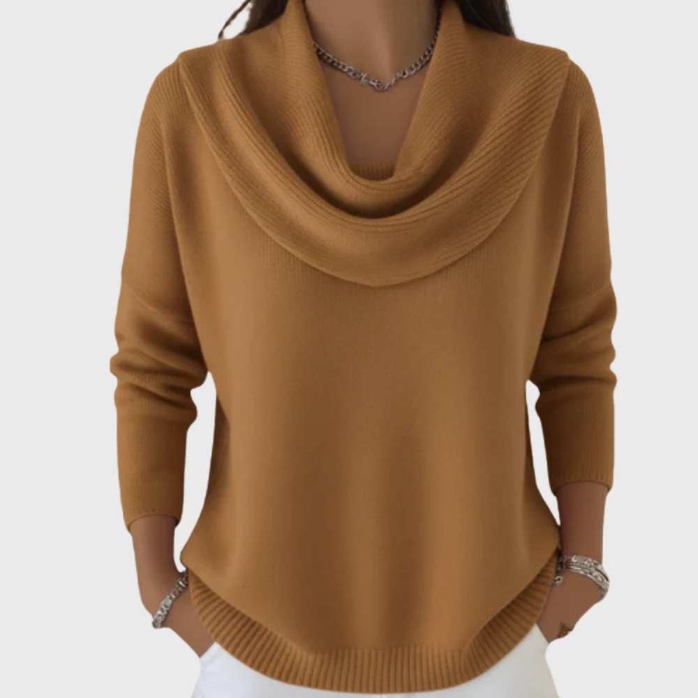 Elegant Sweater with Collar