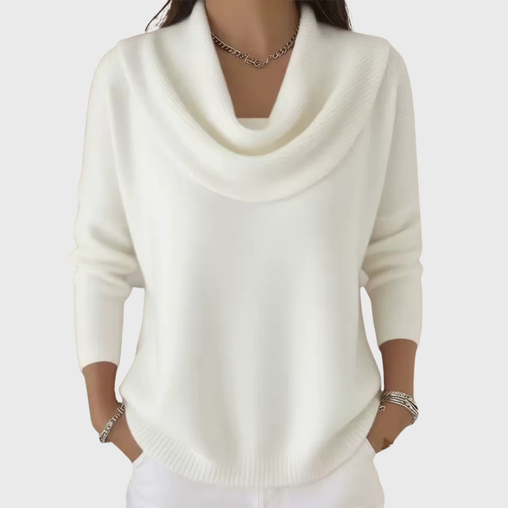 Elegant Sweater with Collar