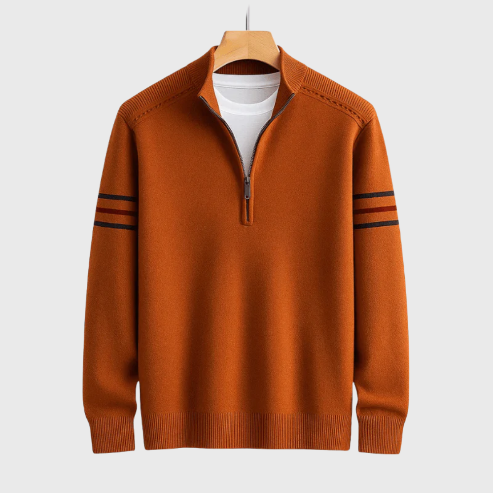 Modern Half-Zip Sweater Ease