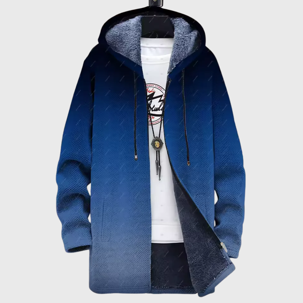 Luxury cardigan inspired by art