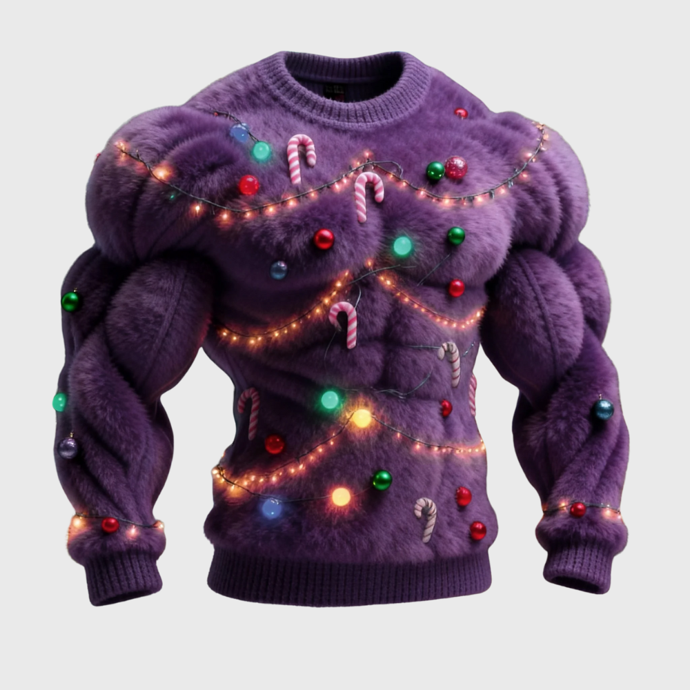 Stylish Casual Muscle Sweater