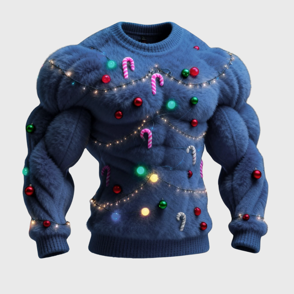 Stylish Casual Muscle Sweater