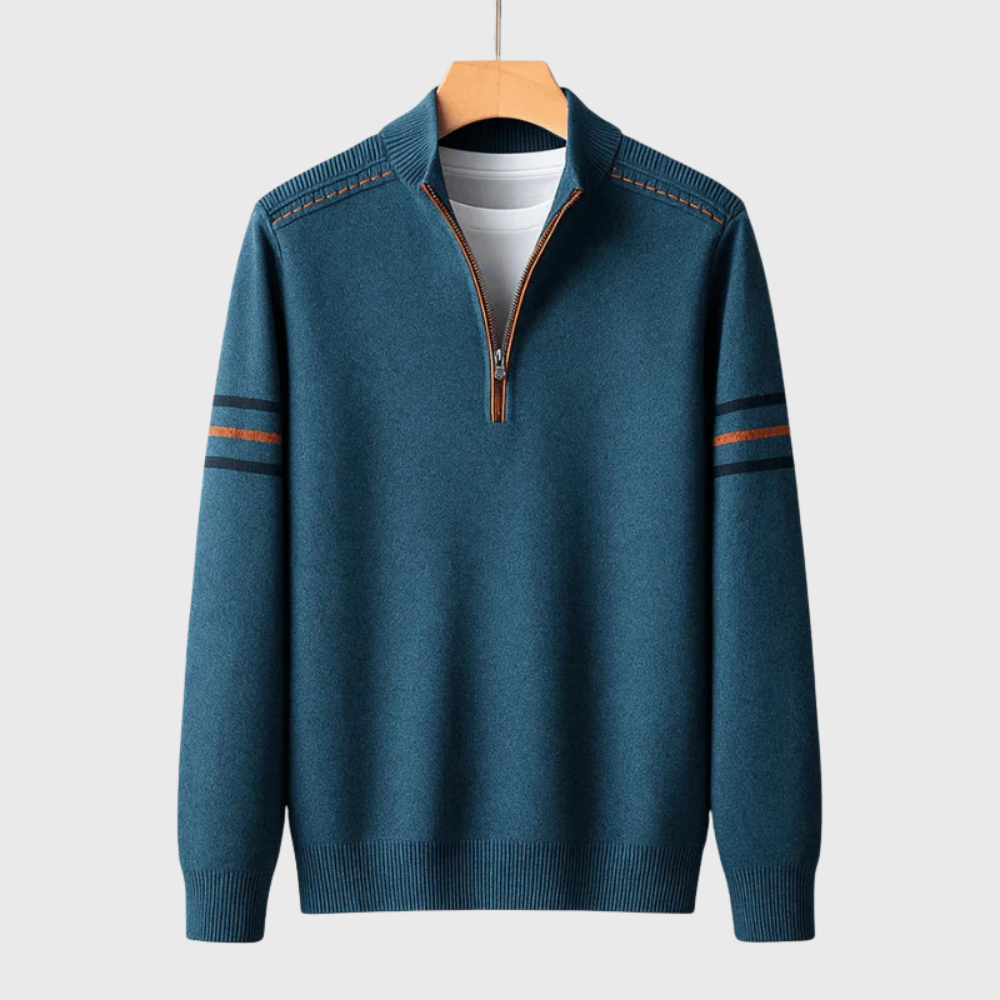 Modern Half-Zip Sweater Ease