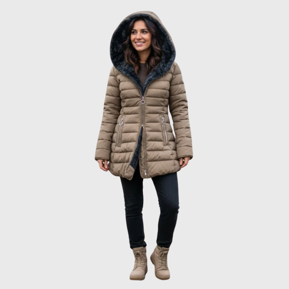 Women's winter puffer jacket