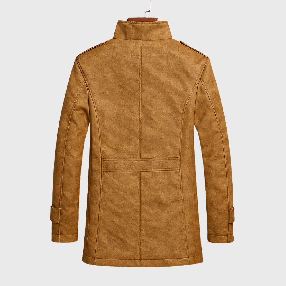 Men's suede coat