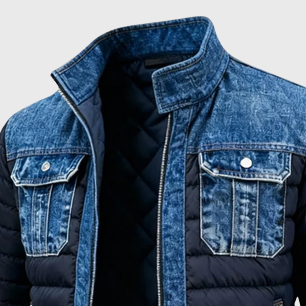Classic double denim jacket