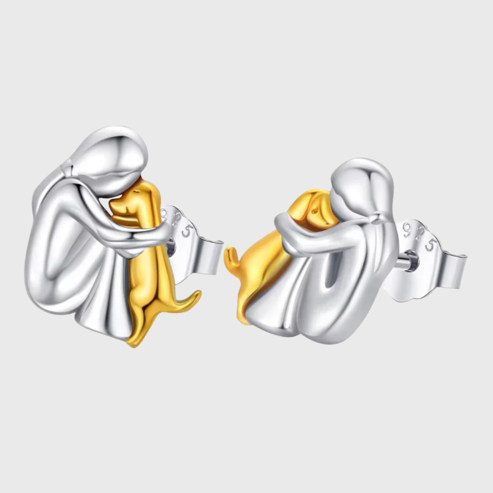 Leilaâ„¢ | 925 Sterling Silver Earrings "Cat Icon"