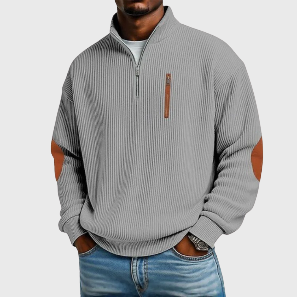 Clean Line Zip Pullover