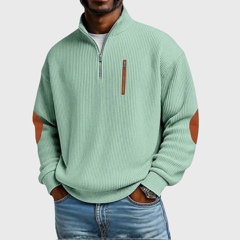 Clean Line Zip Pullover