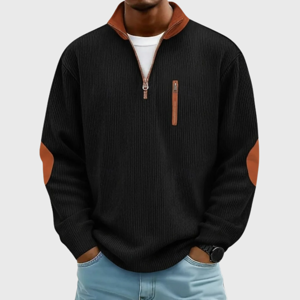 Clean Line Zip Pullover