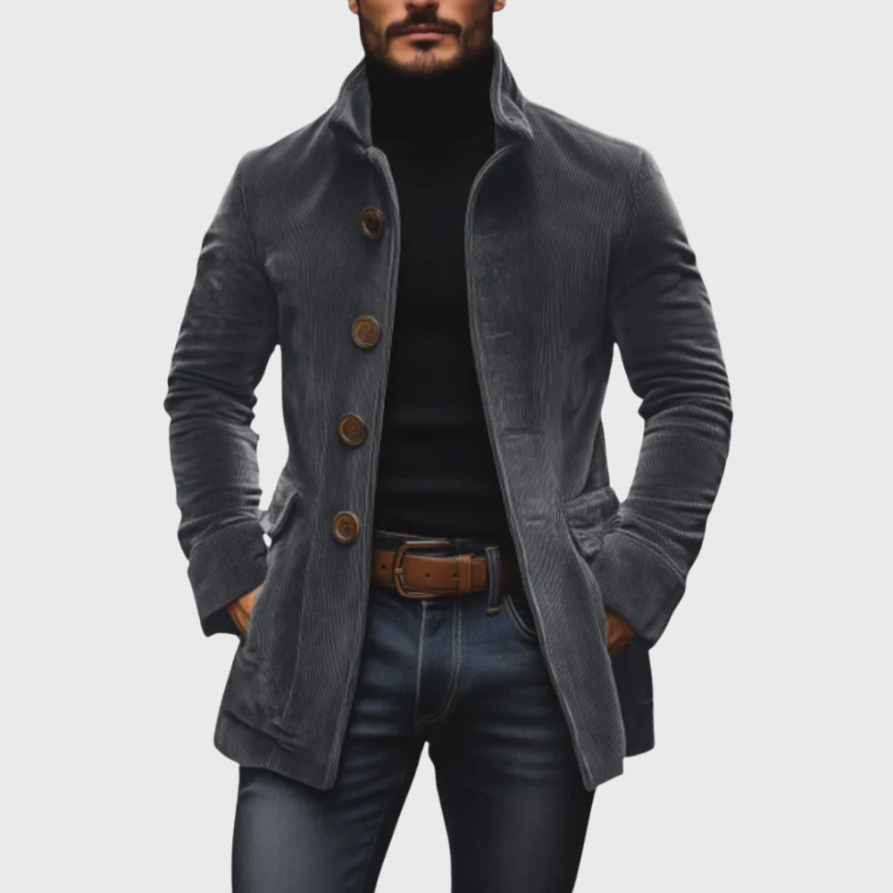 Channeled Corduroy Blazer