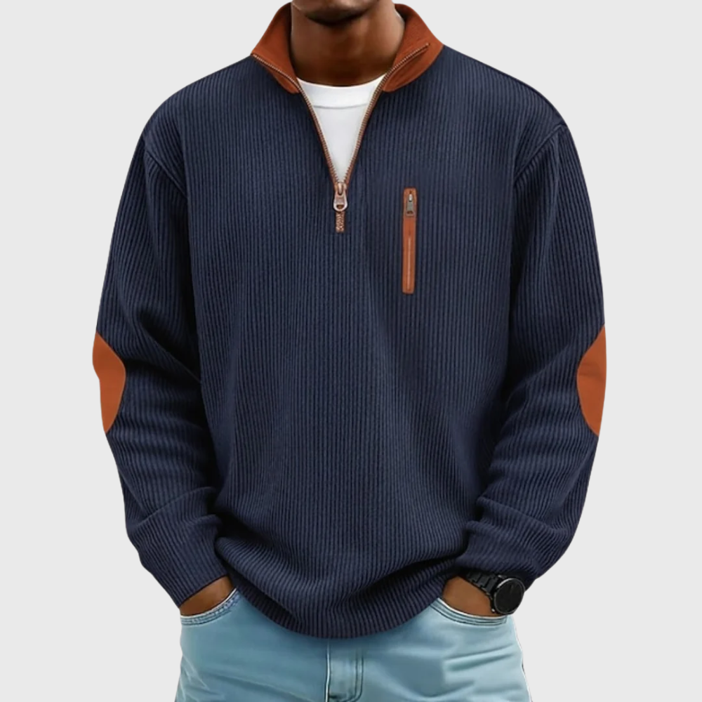 Clean Line Zip Pullover