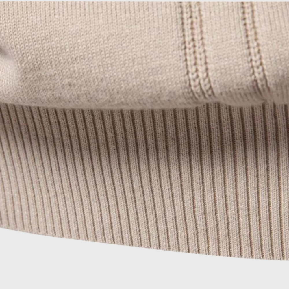 Men's Sweater With Stripe Design