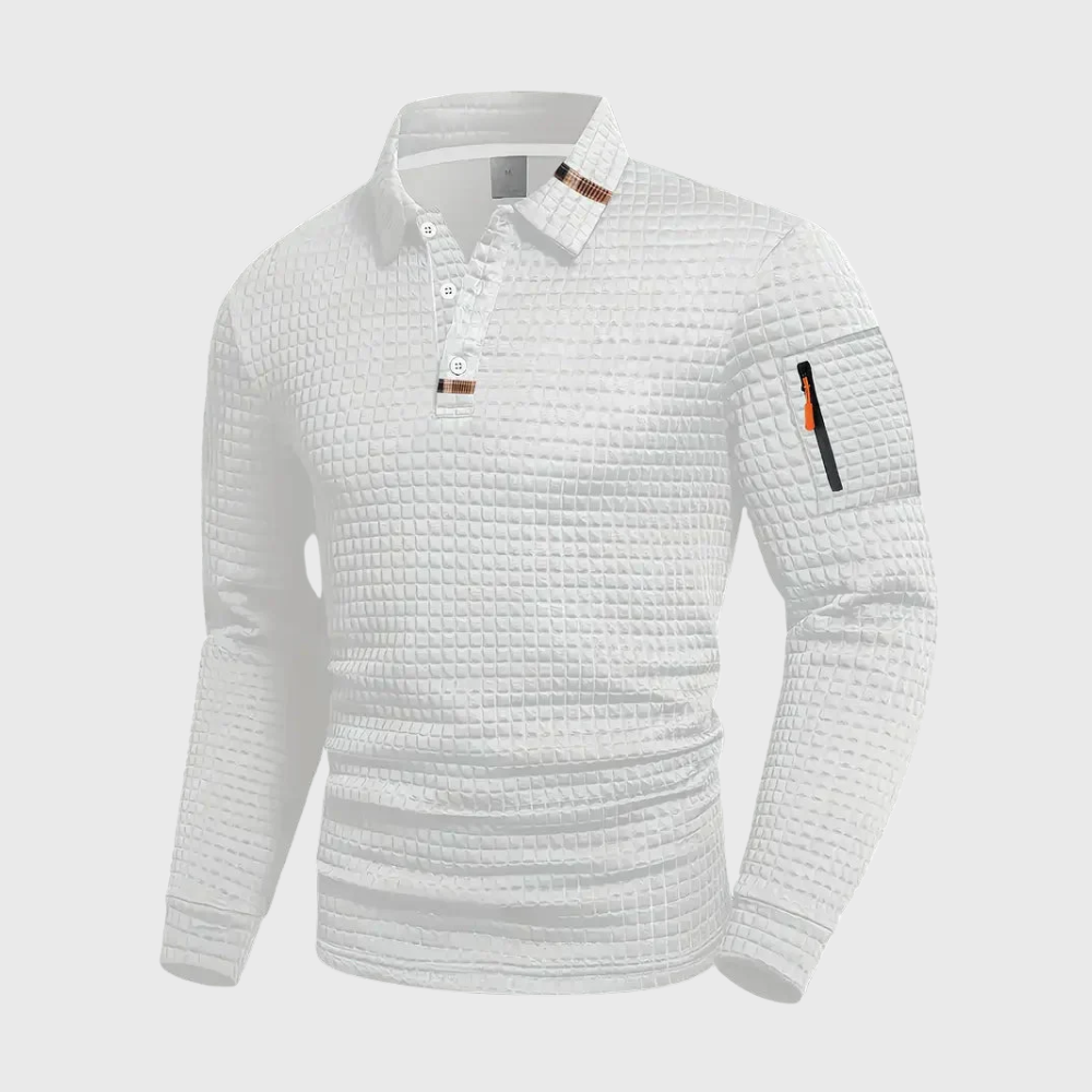 Polo With Sleeve Pocket
