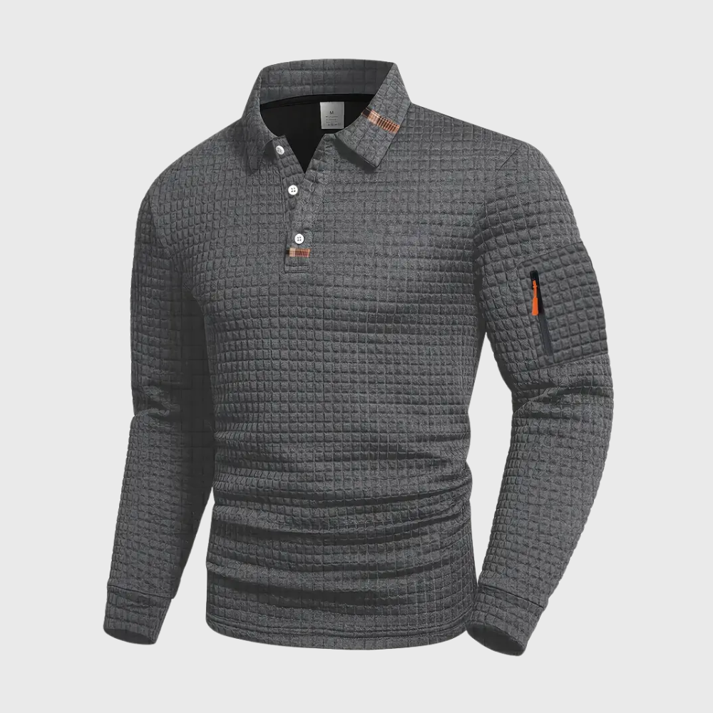 Polo With Sleeve Pocket