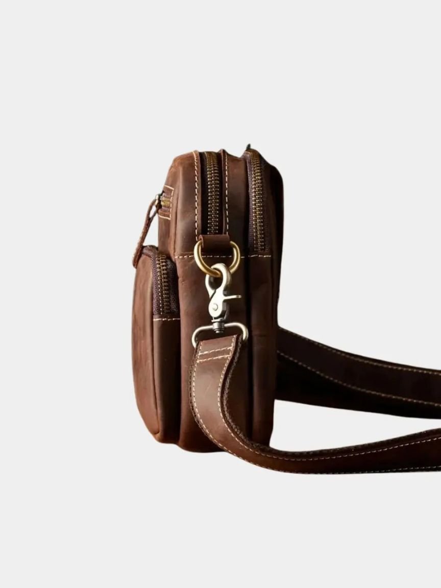 Rene™ | Retro Leather Shoulder Bag