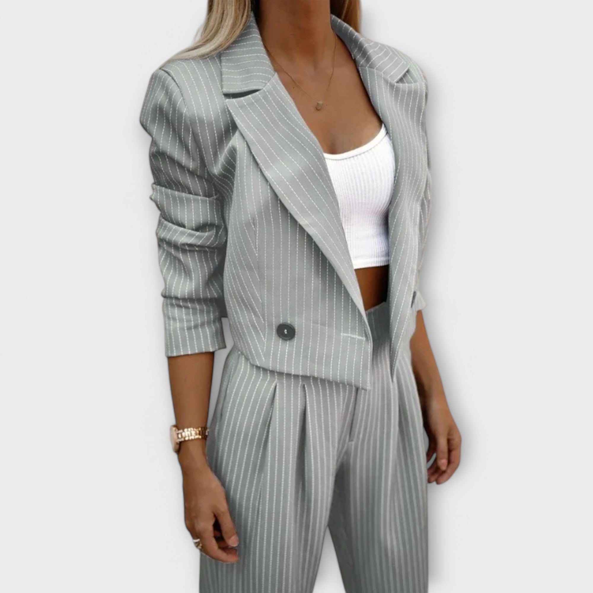 Striped Women's Suit