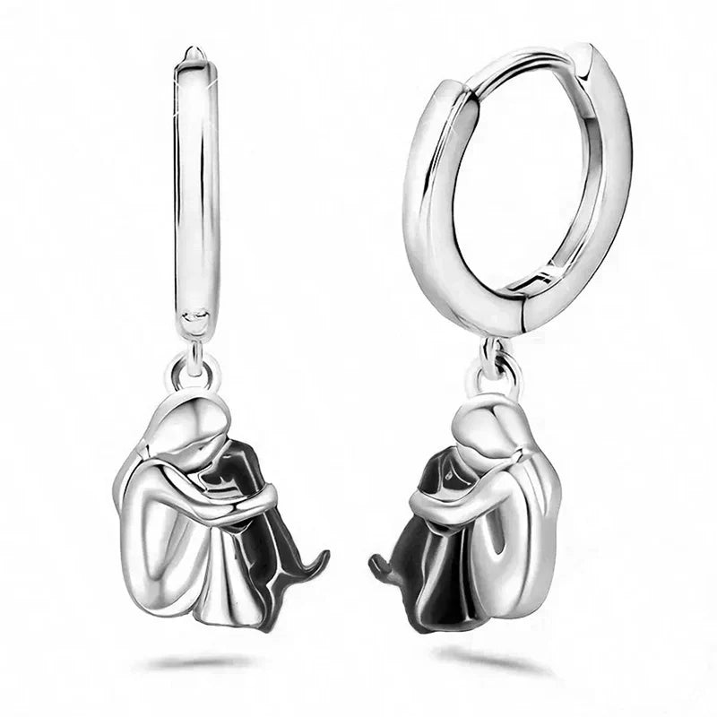 Ginny™| Earrings "Girl and Dog"