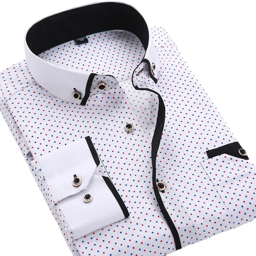 Classic long-sleeved shirt