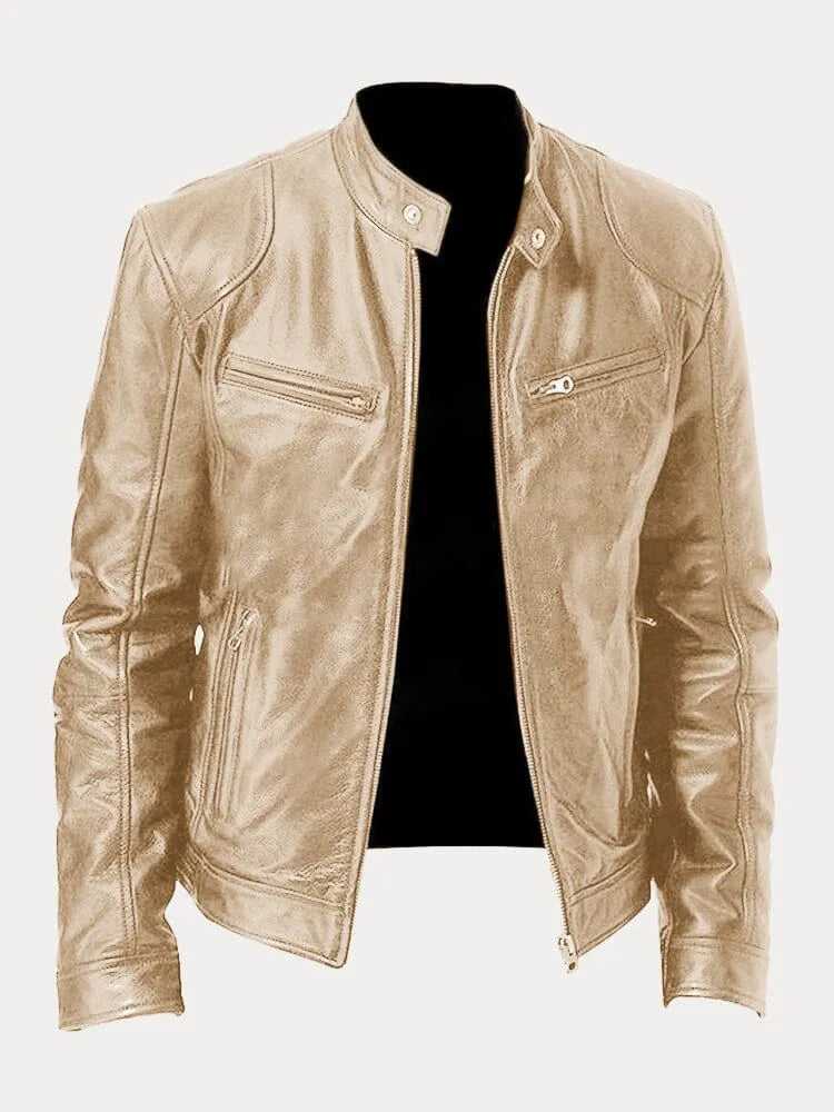 Daniel | Casual Leather Jacket for Men