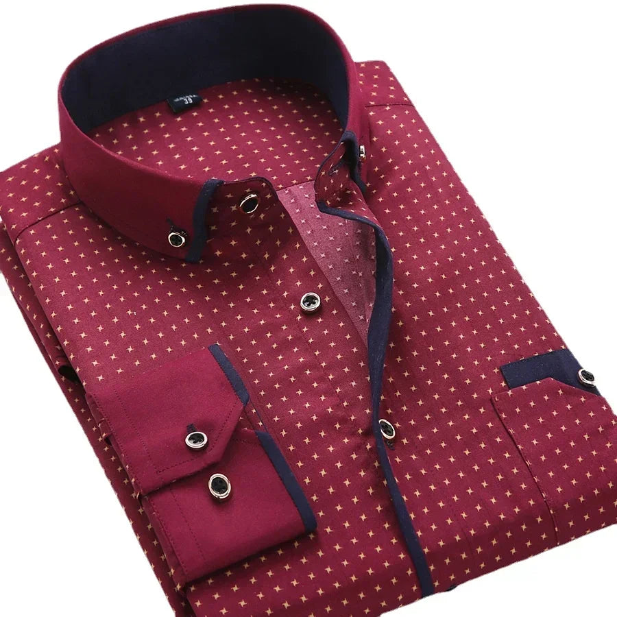 Classic long-sleeved shirt