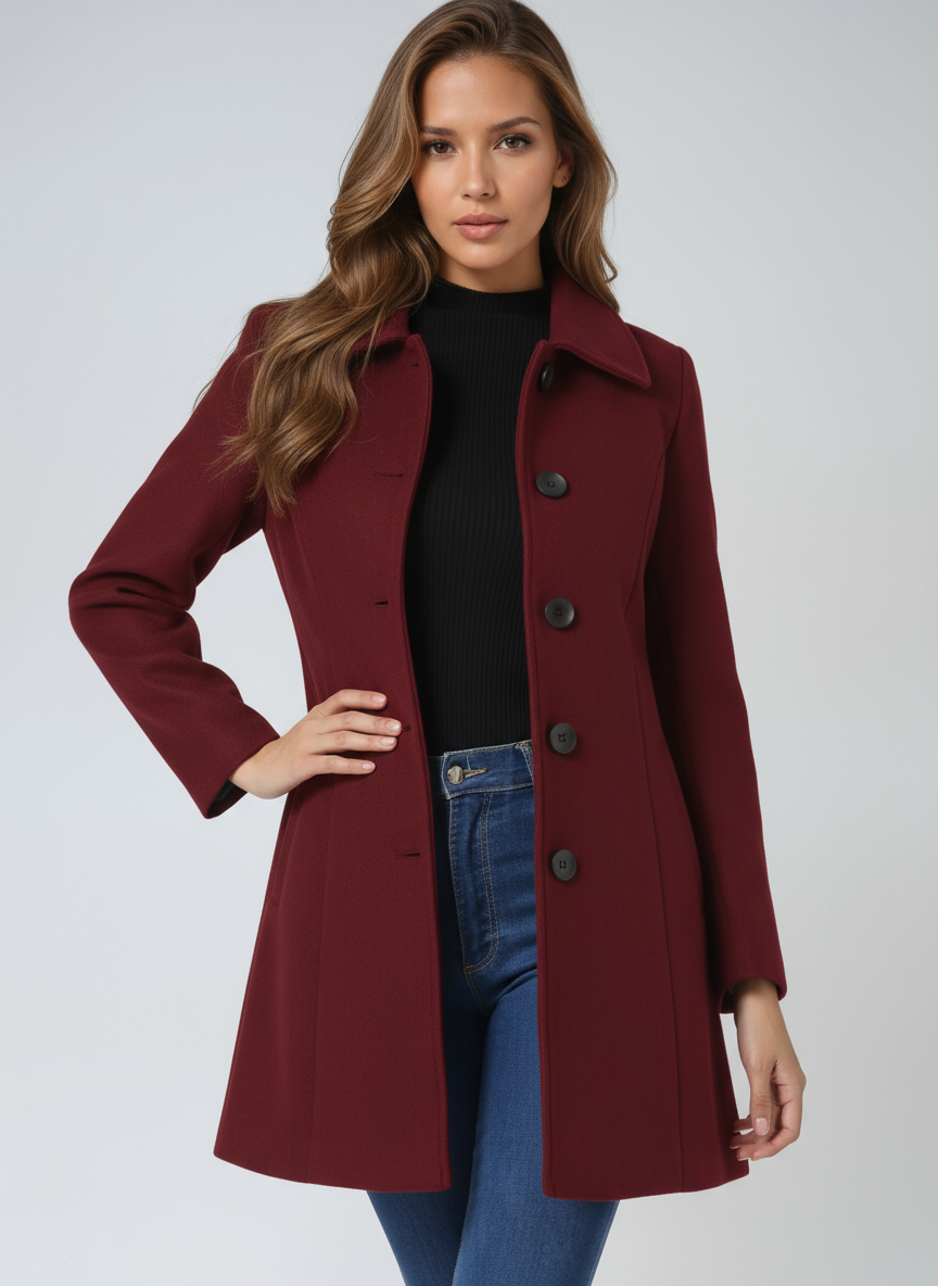 Breasted Winter Trench Coat