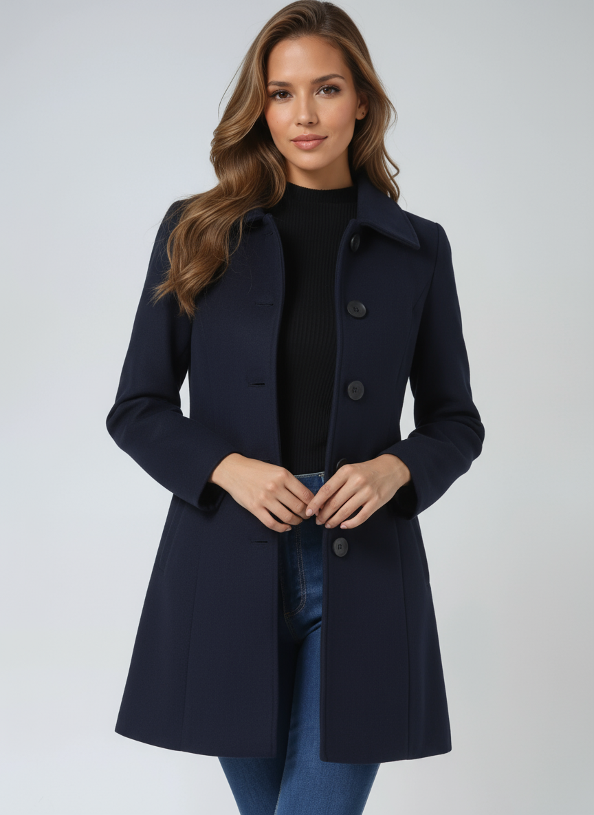 Breasted Winter Trench Coat
