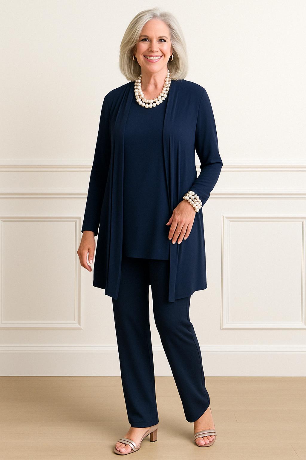 Rosy Cardigan, Top & Pants Set