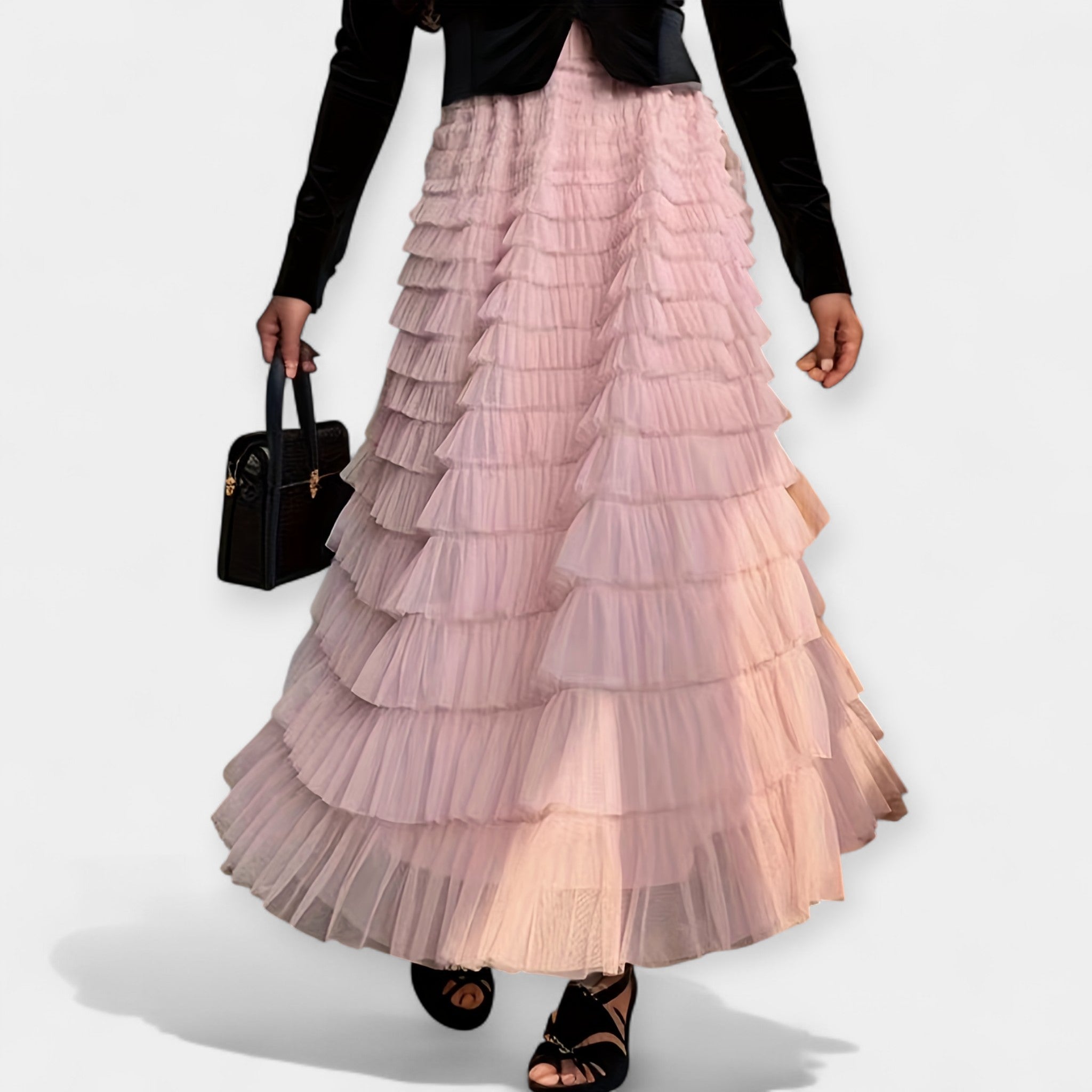 Tulle Skirt with Volume and Elegance