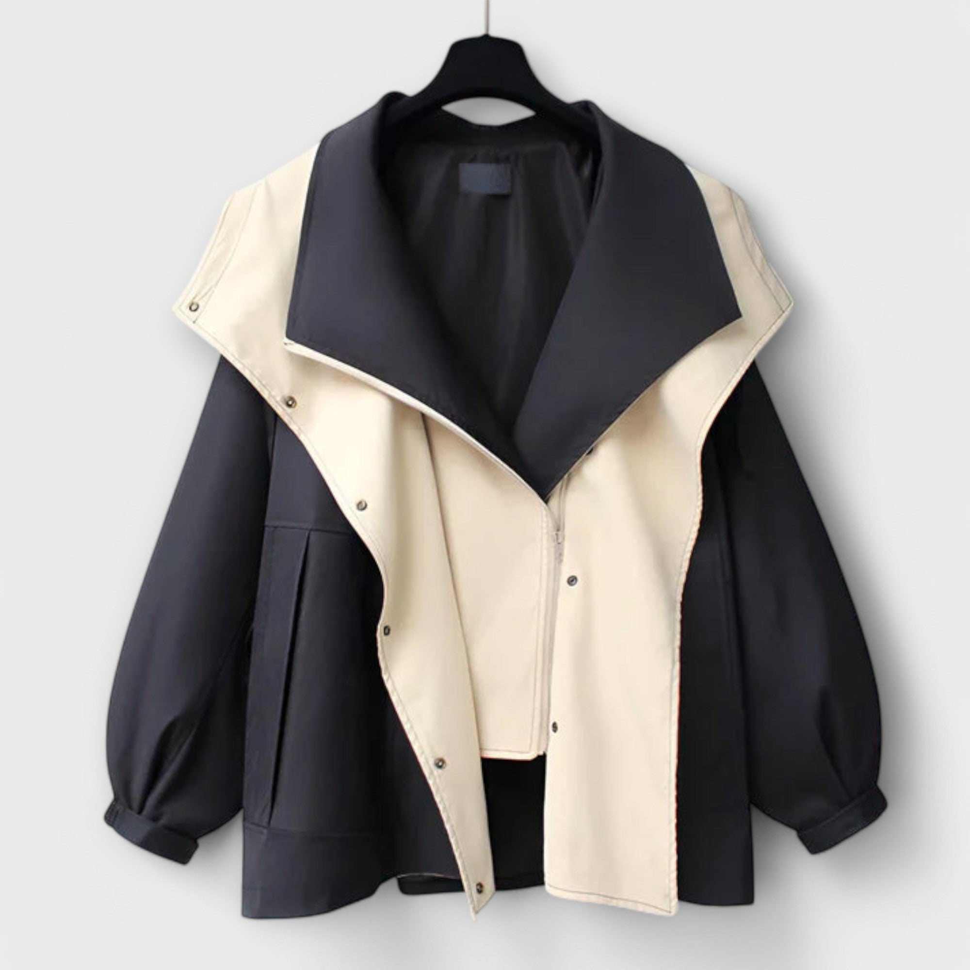 Trench Coat with Waterproof Feature