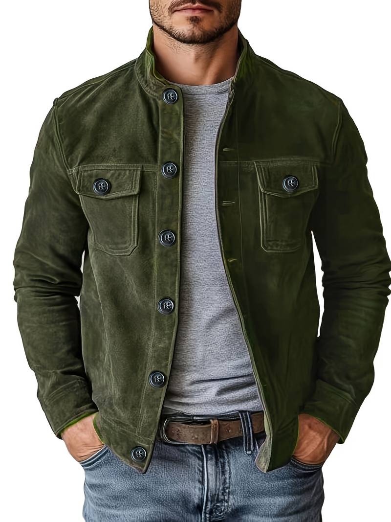 Casual long-sleeved jacket