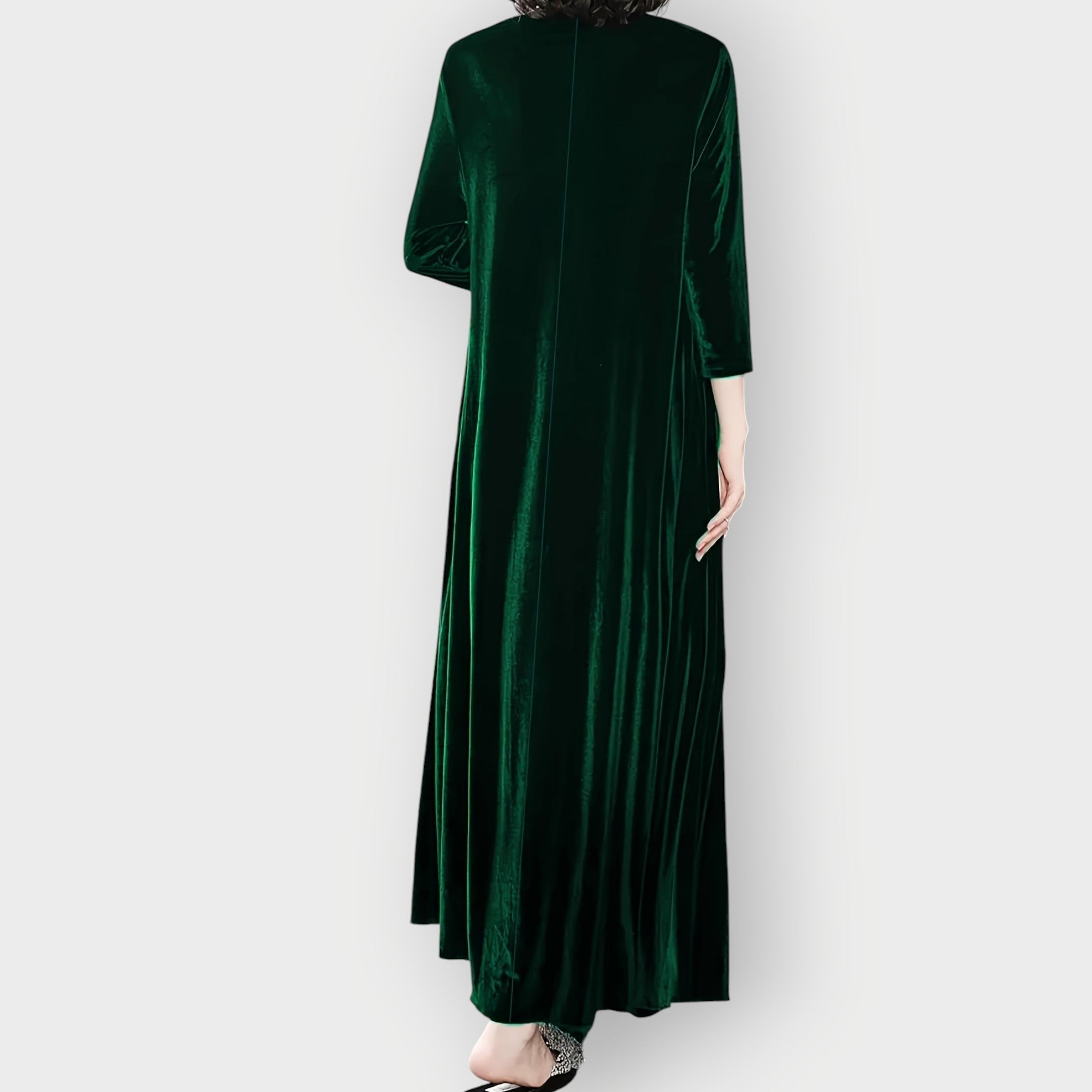 Nessa - Luxe Velvet Flow Maxi Dress