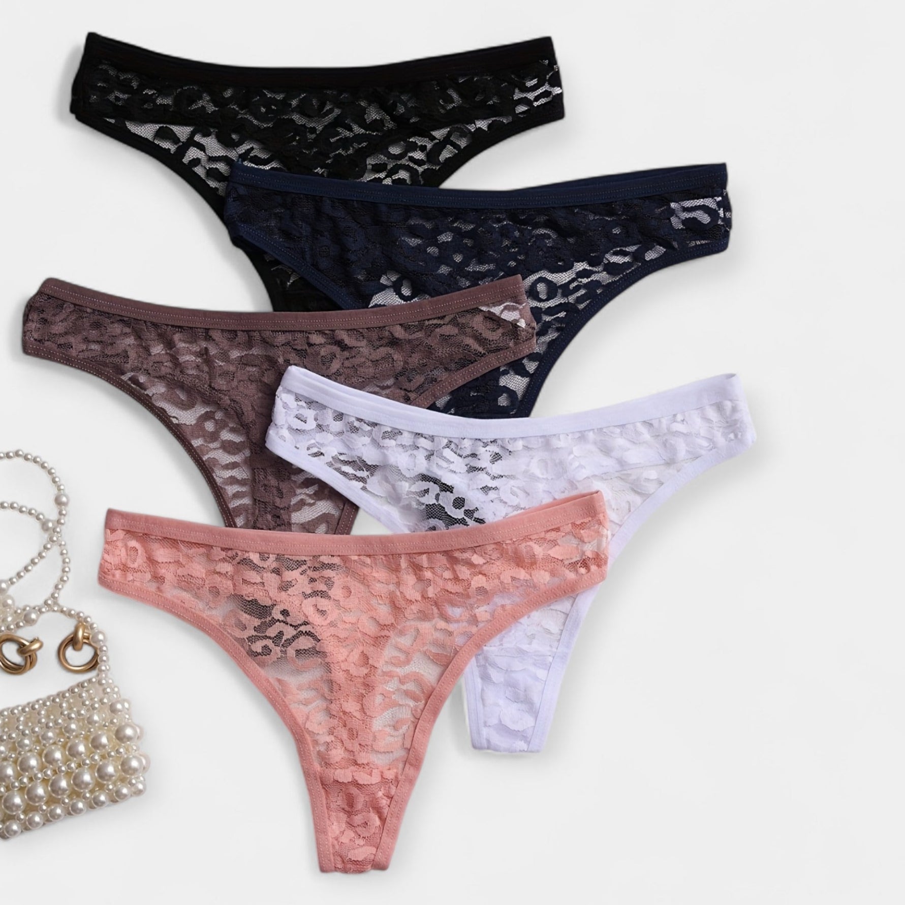 Set of 5 Sexy Thongs