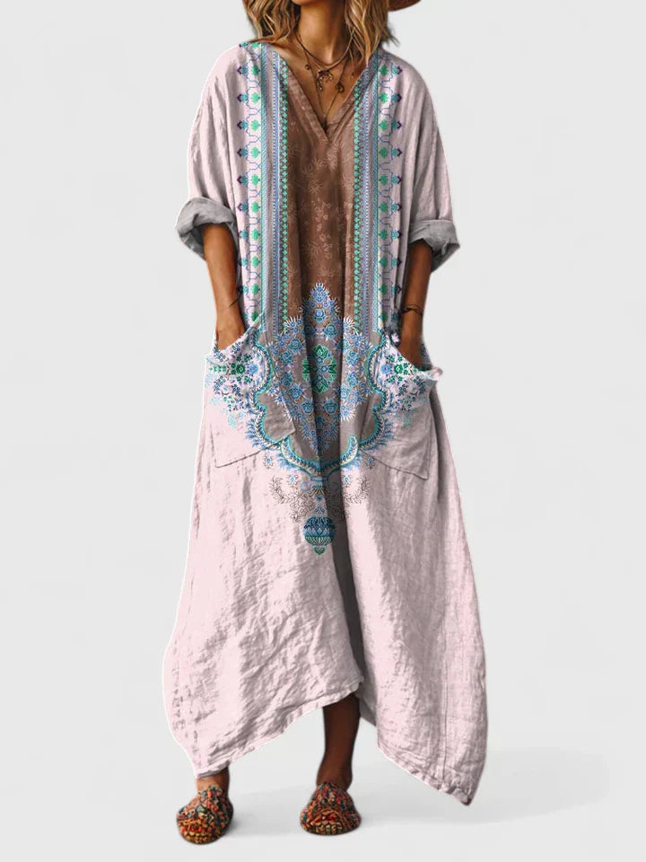 Comfortable A Line Maxi Dress