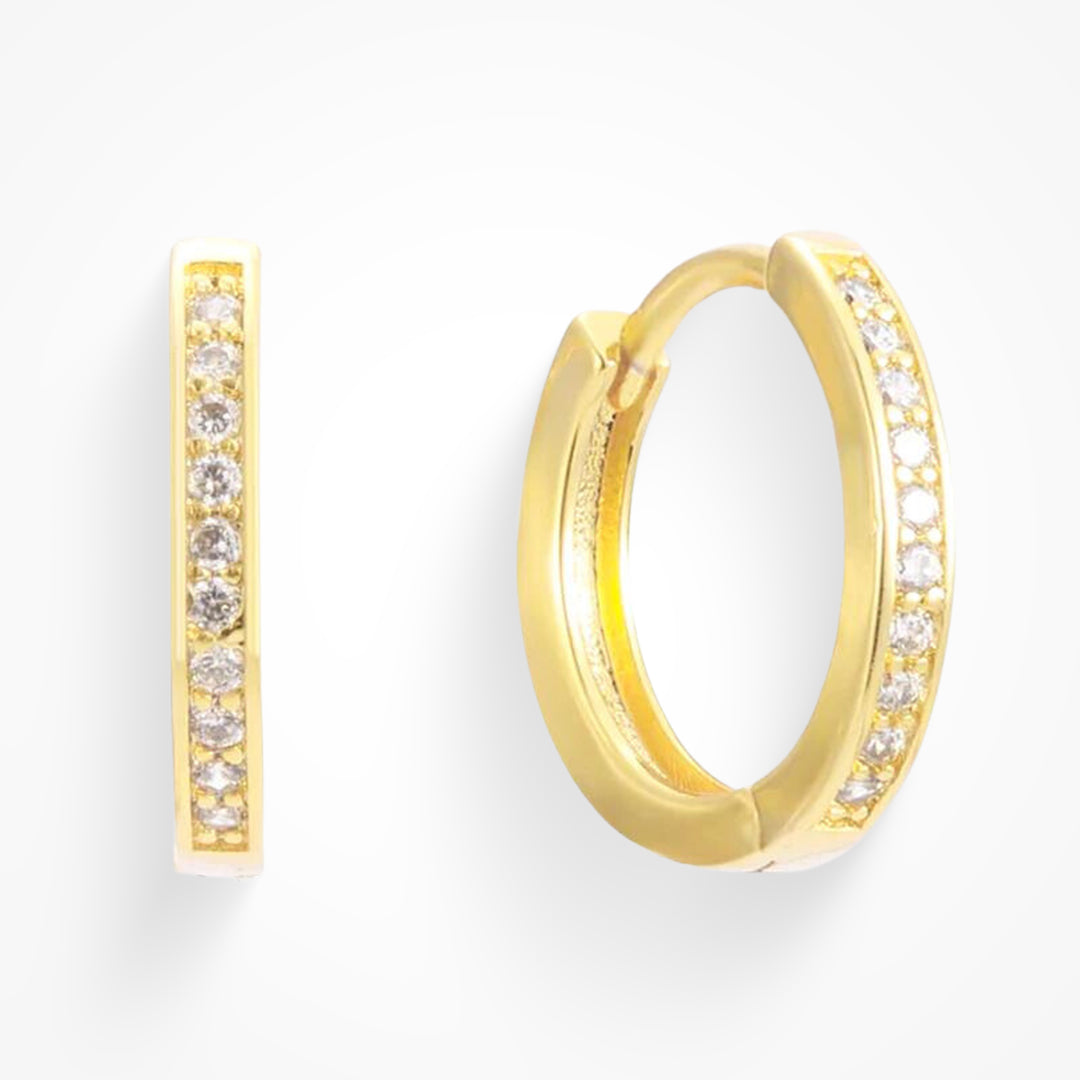 Hoop Earring with Zirconias