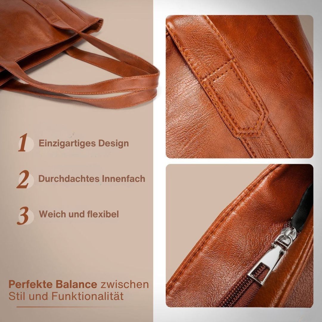 Klara - Classic Leather Crossbody Bag
