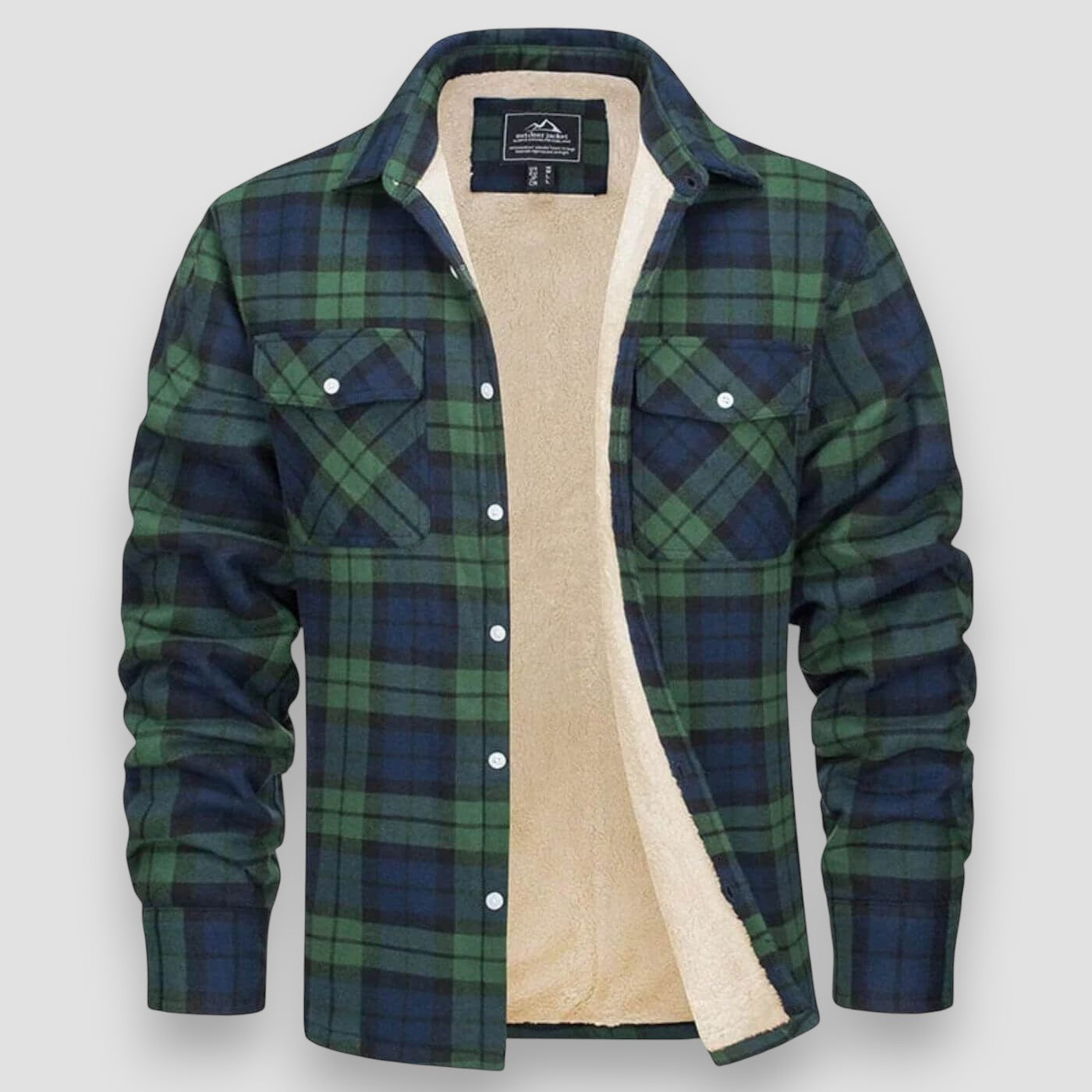 Jacket with Checkered Lining