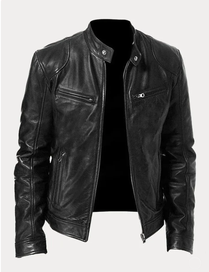 Men's Casual Leather Jacket