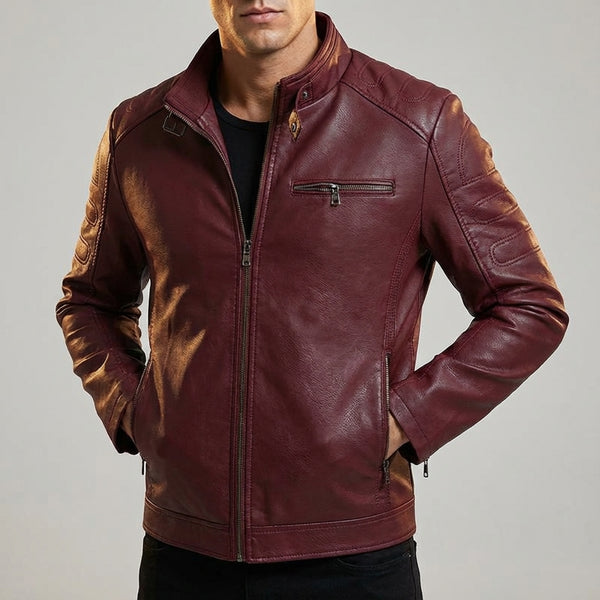 Elegant long-sleeved jacket with pocket