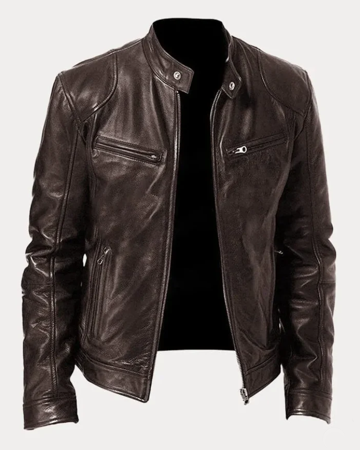 Men's Casual Leather Jacket
