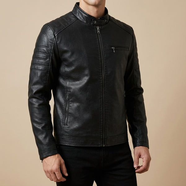 Elegant long-sleeved jacket with pocket